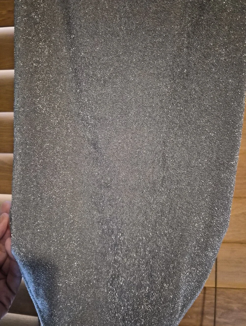 SKIMS Shimmer One-Piece Bodysuit / Swimsuit – Metallic Silver